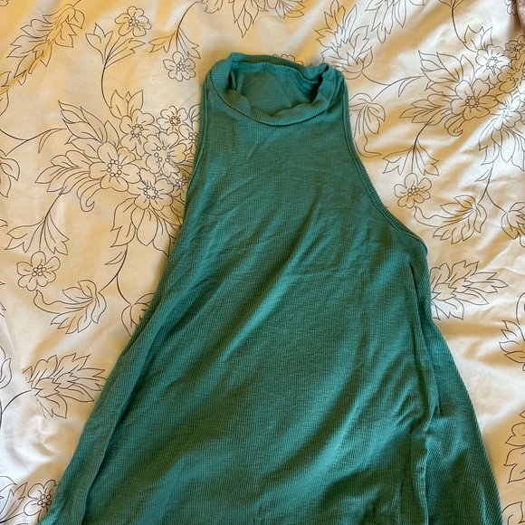 Free people teal blue tank / tunic xs - Picture 2 of 3